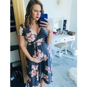 Pink Blush Maternity dress